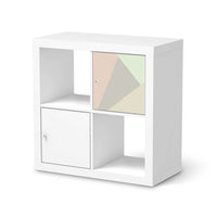 Klebefolie Pastell Geometrik - IKEA Expedit Regal Tür einzeln - weiss