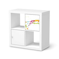 Klebefolie Splash 2 - IKEA Expedit Regal Tür einzeln - weiss