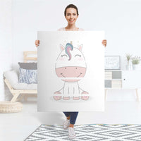 Klebefolie Baby Unicorn - IKEA Hemnes Kommode 6 Schubladen - Folie