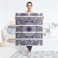 Klebefolie Blue Mandala - IKEA Hemnes Kommode 6 Schubladen - Folie