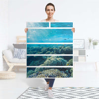Klebefolie Underwater World - IKEA Hemnes Kommode 6 Schubladen - Folie