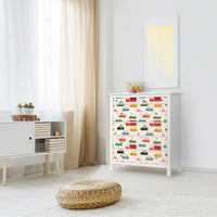 Klebefolie Cars - IKEA Hemnes Kommode 6 Schubladen - Kinderzimmer