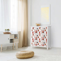 Klebefolie Firefighter - IKEA Hemnes Kommode 6 Schubladen - Kinderzimmer
