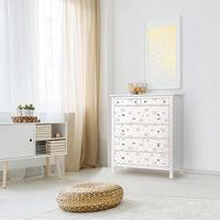 Klebefolie Sweet Dreams - IKEA Hemnes Kommode 6 Schubladen - Kinderzimmer