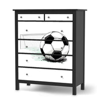 Klebefolie Freistoss - IKEA Hemnes Kommode 6 Schubladen - schwarz