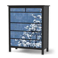 Klebefolie Spring Tree - IKEA Hemnes Kommode 6 Schubladen - schwarz