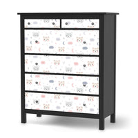 Klebefolie Sweet Dreams - IKEA Hemnes Kommode 6 Schubladen - schwarz