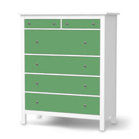 Klebefolie Grün Light - IKEA Hemnes Kommode 6 Schubladen - weiss