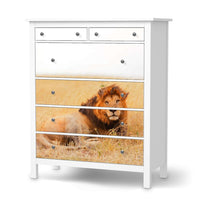 Klebefolie Lion King - IKEA Hemnes Kommode 6 Schubladen - weiss