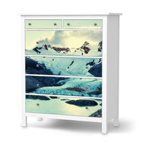 Klebefolie Patagonia - IKEA Hemnes Kommode 6 Schubladen - weiss