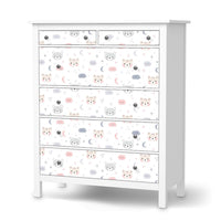 Klebefolie Sweet Dreams - IKEA Hemnes Kommode 6 Schubladen - weiss