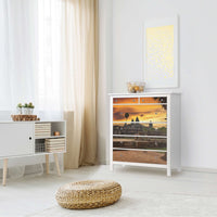 Klebefolie Angkor Wat - IKEA Hemnes Kommode 6 Schubladen - Wohnzimmer