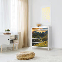 Klebefolie Reisterrassen - IKEA Hemnes Kommode 6 Schubladen - Wohnzimmer