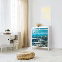 Klebefolie Underwater World - IKEA Hemnes Kommode 6 Schubladen - Wohnzimmer