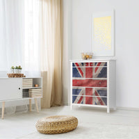 Klebefolie Union Jack - IKEA Hemnes Kommode 6 Schubladen - Wohnzimmer