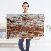 Klebefolie Backstein - IKEA Lack Tisch 118x78 cm - Folie