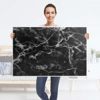 Klebefolie Marmor schwarz - IKEA Lack Tisch 118x78 cm - Folie