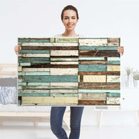 Klebefolie Schiffsbruch - IKEA Lack Tisch 118x78 cm - Folie