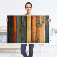 Klebefolie Wooden - IKEA Lack Tisch 118x78 cm - Folie