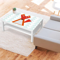 Klebefolie Füchslein - IKEA Lack Tisch 118x78 cm - Kinderzimmer