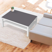 Klebefolie Grau Light - IKEA Lack Tisch 118x78 cm - Wohnzimmer