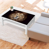 Klebefolie Wild Eyes - IKEA Lack Tisch 118x78 cm - Wohnzimmer