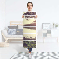 Klebefolie Seaside Dreams - IKEA Malm Kommode 6 Schubladen (schmal) - Folie