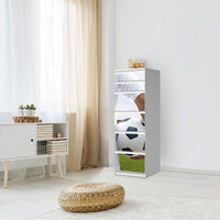 Klebefolie Footballmania - IKEA Malm Kommode 6 Schubladen (schmal) - Schlafzimmer
