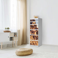 Klebefolie Bhutans Paradise - IKEA Malm Kommode 6 Schubladen (schmal) - Schlafzimmer