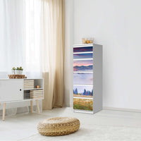 Klebefolie Herbstwald - IKEA Malm Kommode 6 Schubladen (schmal) - Schlafzimmer