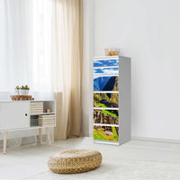 Klebefolie Machu Picchu - IKEA Malm Kommode 6 Schubladen (schmal) - Schlafzimmer
