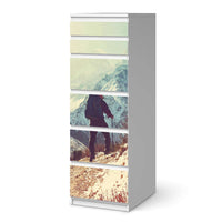 Klebefolie The sky is the limit - IKEA Malm Kommode 6 Schubladen (schmal) - weiss
