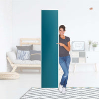 Klebefolie Türkisgrün Dark - IKEA Pax Schrank 236 cm Höhe - 1 Tür - Folie