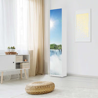 Klebefolie Niagara Falls - IKEA Pax Schrank 236 cm Höhe - 1 Tür - Schlafzimmer