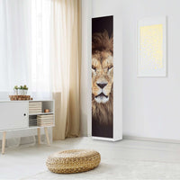 Klebefolie Wild Eyes - IKEA Pax Schrank 236 cm Höhe - 1 Tür - Schlafzimmer
