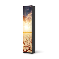 Klebefolie Savanne - IKEA Pax Schrank 236 cm Höhe - 1 Tür - schwarz