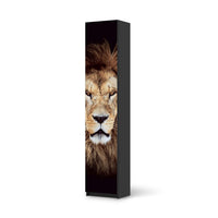 Klebefolie Wild Eyes - IKEA Pax Schrank 236 cm Höhe - 1 Tür - schwarz