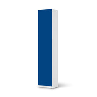 Klebefolie Blau Dark - IKEA Pax Schrank 236 cm Höhe - 1 Tür - weiss
