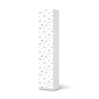 Klebefolie Sweet Dreams - IKEA Pax Schrank 236 cm Höhe - 1 Tür - weiss