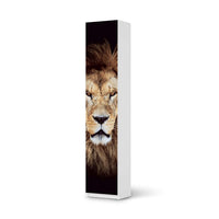 Klebefolie Wild Eyes - IKEA Pax Schrank 236 cm Höhe - 1 Tür - weiss
