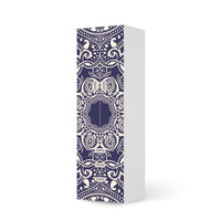 Klebefolie Blue Mandala - IKEA Stuva / Fritids kombiniert - 3 Schubladen und 2 große Türen - weiss