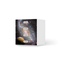 Klebefolie Milky Way - IKEA Stuva / Fritids Kommode - 4 Schubladen - weiss