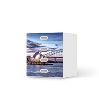 Klebefolie Sydney - IKEA Stuva / Fritids Kommode - 4 Schubladen - weiss