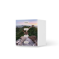 Klebefolie The Great Wall - IKEA Stuva / Fritids Kommode - 4 Schubladen - weiss