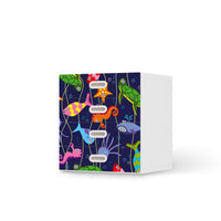 Klebefolie Underwater Life - IKEA Stuva / Fritids Kommode - 4 Schubladen - weiss