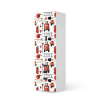 Klebefolie Firefighter - IKEA Stuva kombiniert - 3 Schubladen und 2 große Türen (Kombination 1) - weiss