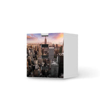 Klebefolie Big Apple - IKEA Stuva Kommode - 4 Schubladen - weiss