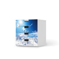 Klebefolie Everest - IKEA Stuva Kommode - 4 Schubladen - weiss