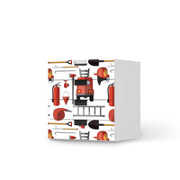 Klebefolie Firefighter - IKEA Stuva Kommode - 4 Schubladen - weiss