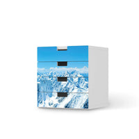 Klebefolie Himalaya - IKEA Stuva Kommode - 4 Schubladen - weiss